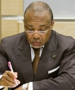 Former Liberian President Charles Taylor..